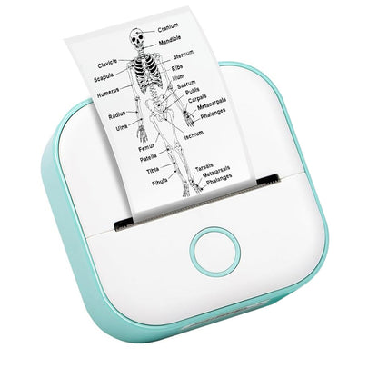 Phomemo T02 Mini Bluetooth Thermal Sticker Printer Portable Pocket Photo Printer Green