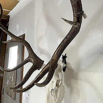 6Pcs European Mount Skull Hanger Deer Antler Bracket Heavy Duty Stainless Steel