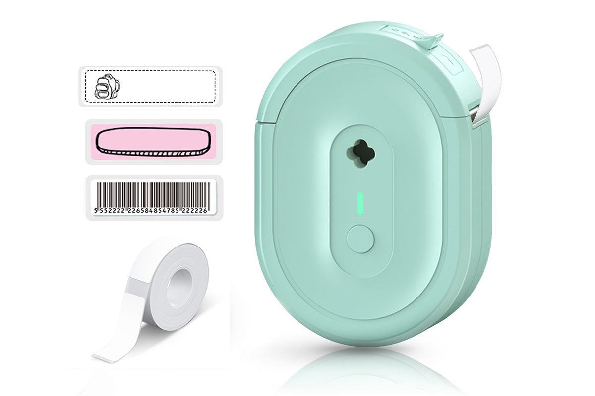 Label Maker With Tape Bluetooth Label Printer Wireless Mini Label Makers Thermal Sticker