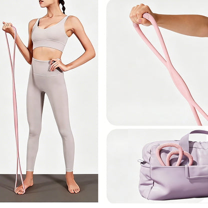Figure 8 Resistance Band Yoga Stretch Band for Pilates Home Gym
