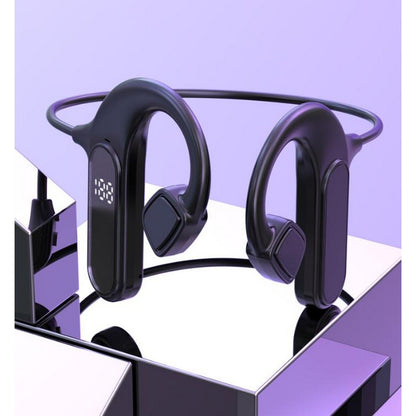 Bone Conduction Headphones Wireless Bluetooth Earphones Stereo Earbuds Outdoors Sports Waterproof Digital Heaadset With Mic