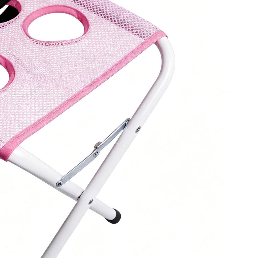 Pet Grooming Hammock Bathing Restraint Bed for Claw Car - Pink