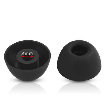 12 Pack Silicone Ear Tips for Samsung Galaxy Buds2 Pro S M L Sizes Replacement-Black