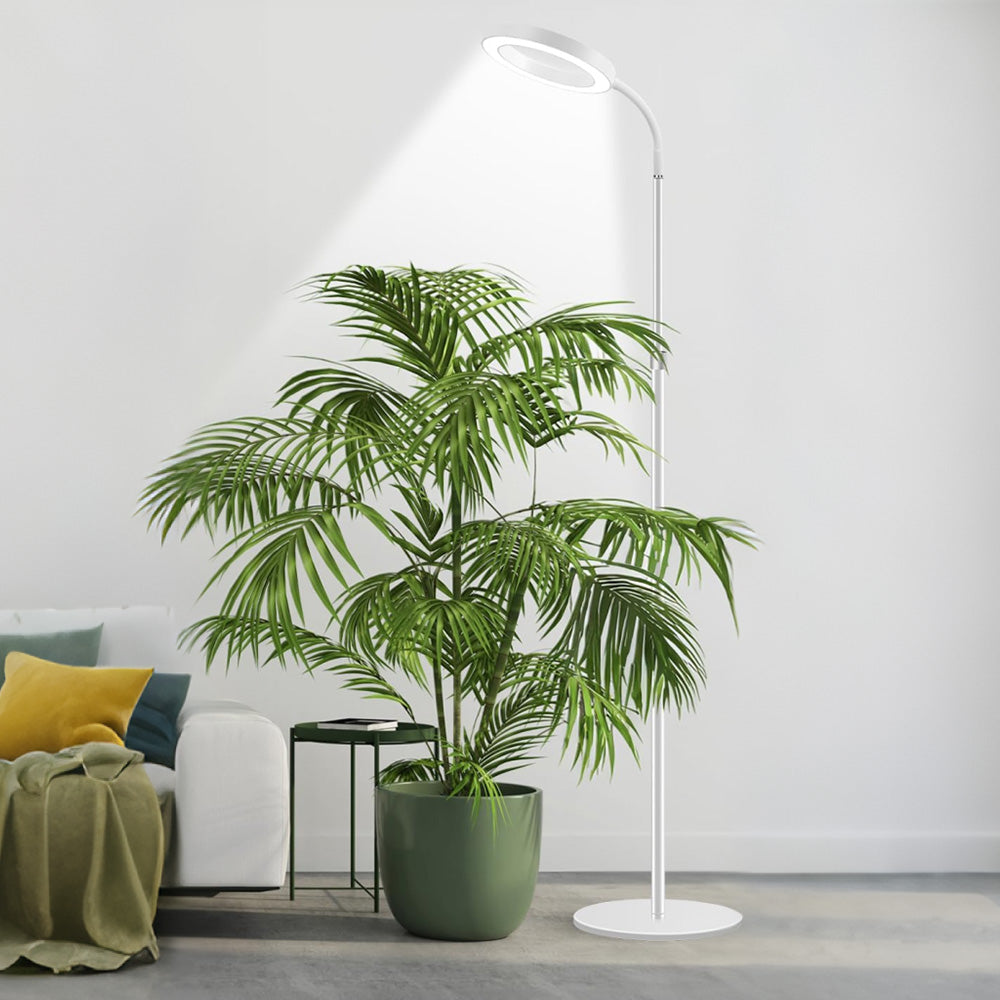 Floor Plant Grow Light Full Spectrum Tripod Stand with Timer 10 Brightness-White
