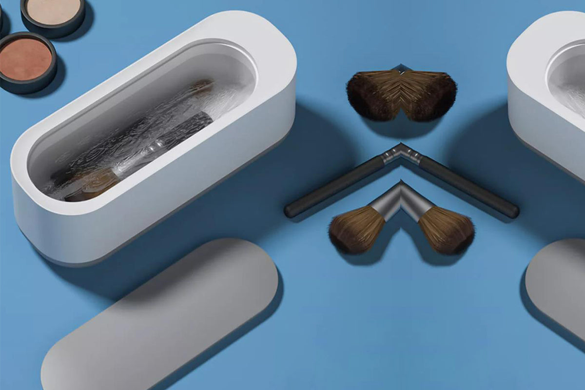 Ultrasonic Cleaner Sonic Wave Tank False Teeth Glasses Watch Jewelry Cleaning Machine 300ML