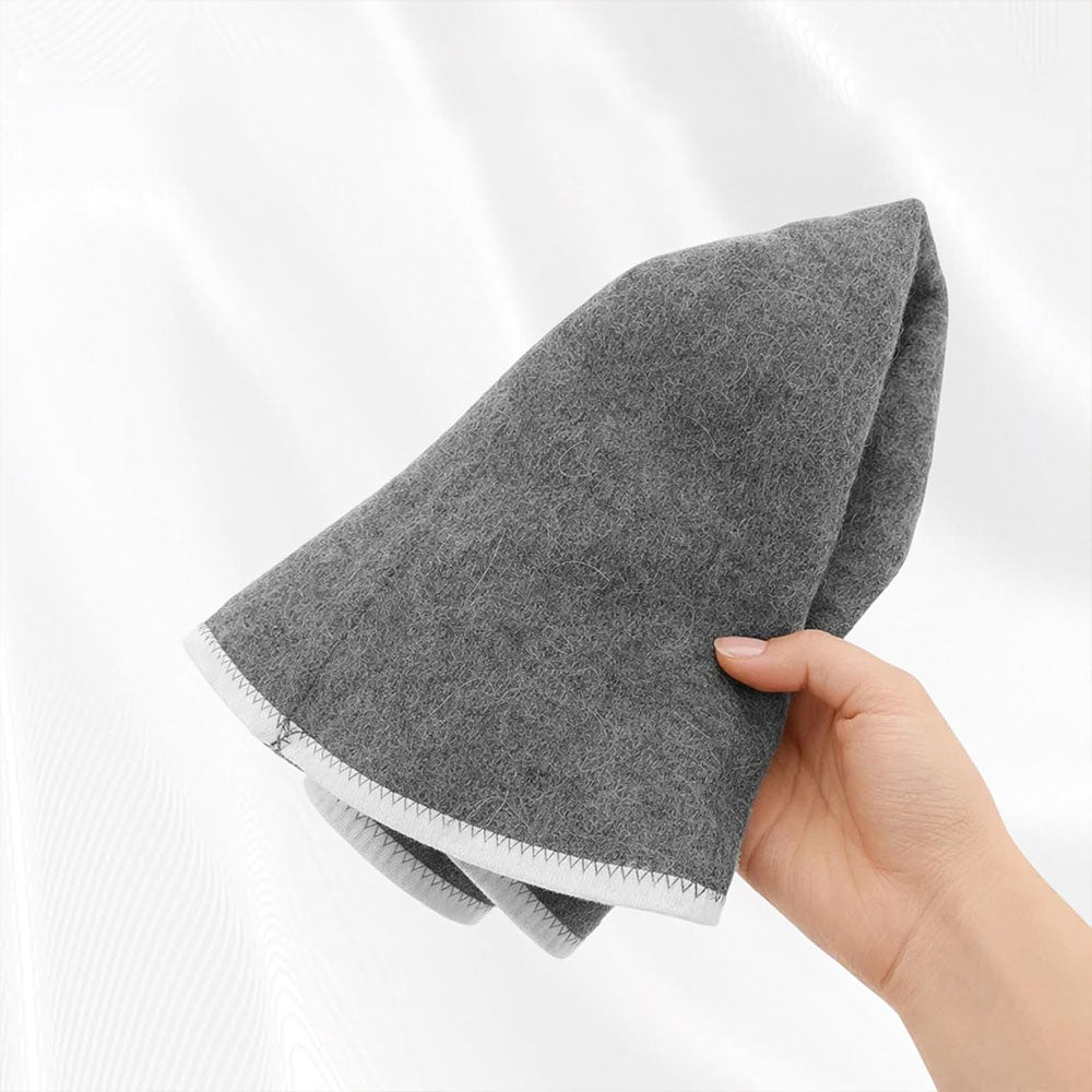 2Pcs Sauna Hat Set Wool Blend Felt Hat for Steam Room Sweat Bath