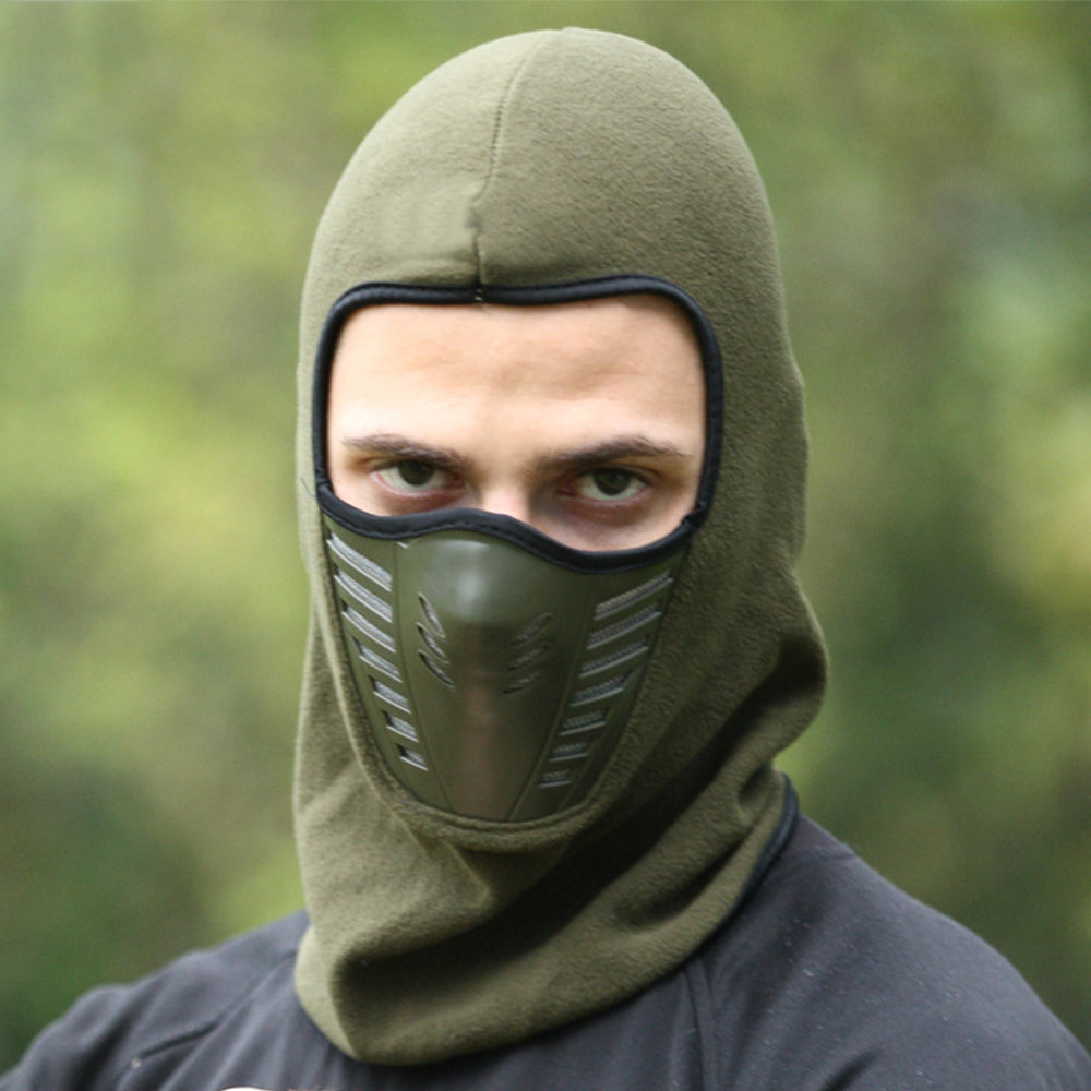 Thermal Face Mask Balaclava Ski Mask Motorcycle Sports Mask Army Green