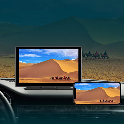 9 Inch CarPlay Screen 4K Dashcam Front Rear Camera