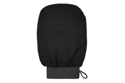 2Pcs 100% Viscose Exfoliating Gloves Moroccan Body Scrub Bath Wash Mitts-Black