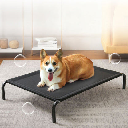 Heavy Duty Raised Pet Bed Elevated Trampoline Mesh Hammock for Dogs and Pets