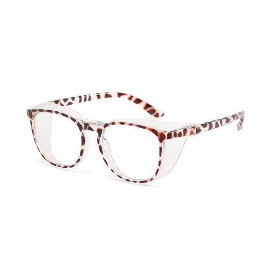Safety Goggles Anti-Fog Blue Light Blocking Safety Glasses Protective Eyewear Leopard