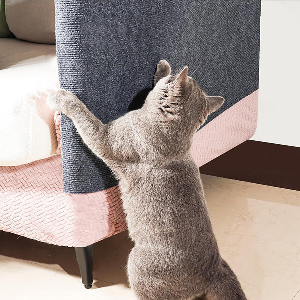 Self-Adhesive Cat-Scratch Protector for Sofa Wall Door - Dark Grey