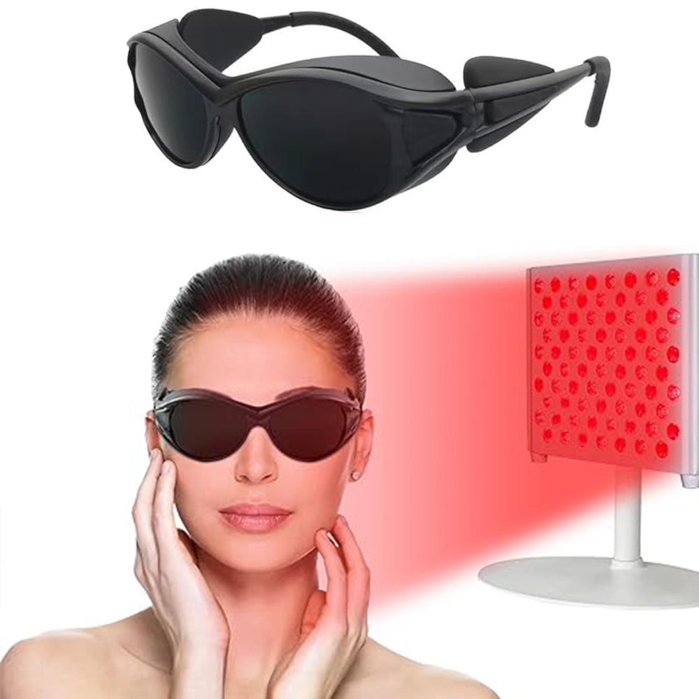 LED Red Light Therapy Glasses Infrared Goggles for Eye Protection
