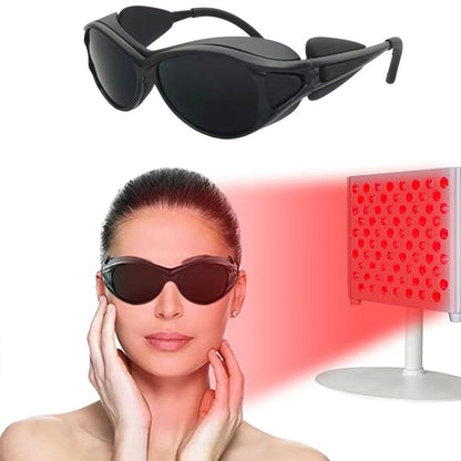LED Red Light Therapy Glasses Infrared Goggles for Eye Protection