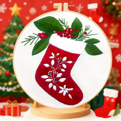 4 Pack Christmas Embroidery Kit For Adults Beginners