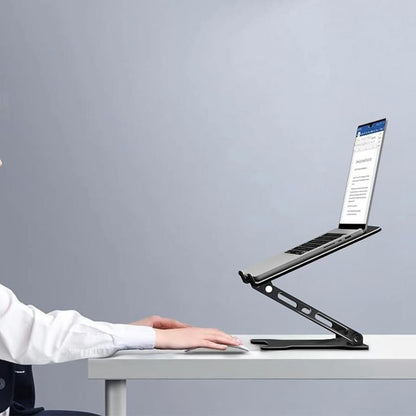 Foldable Laptop Stand Ergonomic Notebook Holder with Ventilation for 25 to 40 cm Laptops
