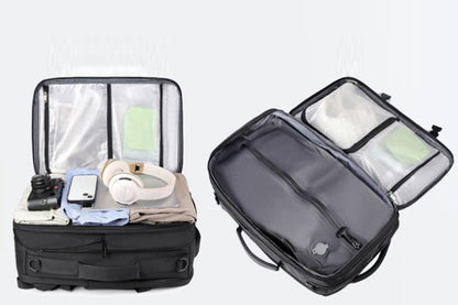 Vacuum Backpack with Pump Compression Travel Business Backpack with Laptop Sleeve