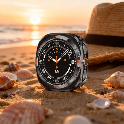 Full Cover Case and Glass Protector for Samsung Galaxy Watch Ultra 47mm - Black