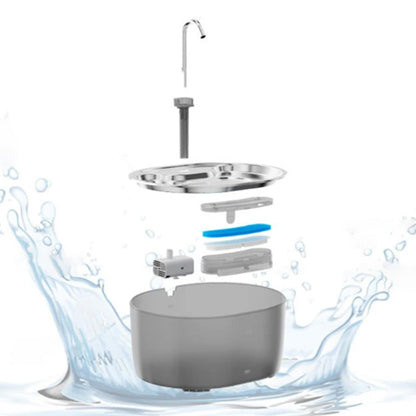 3.2L Pet Automatic Water Fountain Dog Cat Auto Water Dispenser