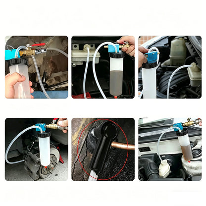 Pneumatic Brake Bleeder Kit Fluid Extractor Pump for Car Motorcycle