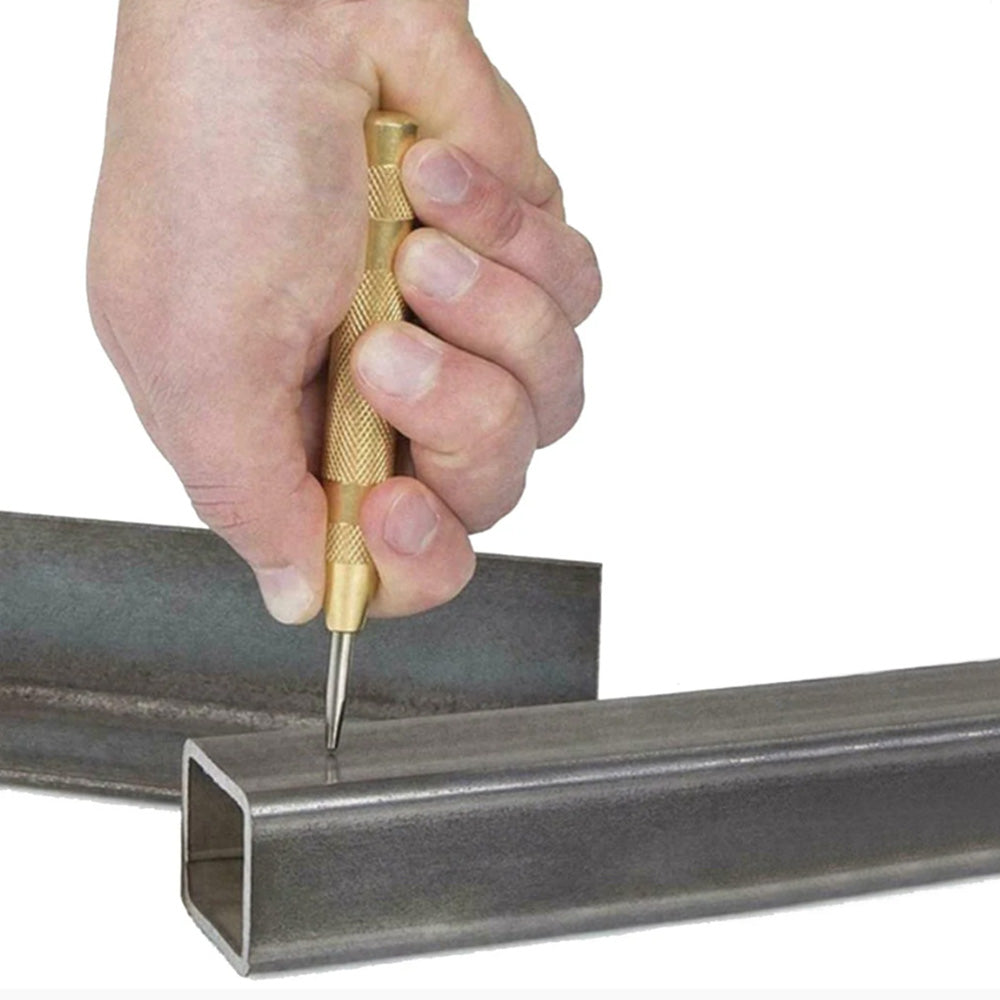 Automatic Center Punch Set Spring Loaded for Metal Wood Hole Marking