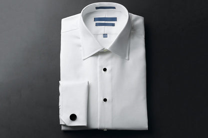 8 Pieces Men Tuxedo Cufflink and Shirt Stud Set for Weddings Parties - Silver