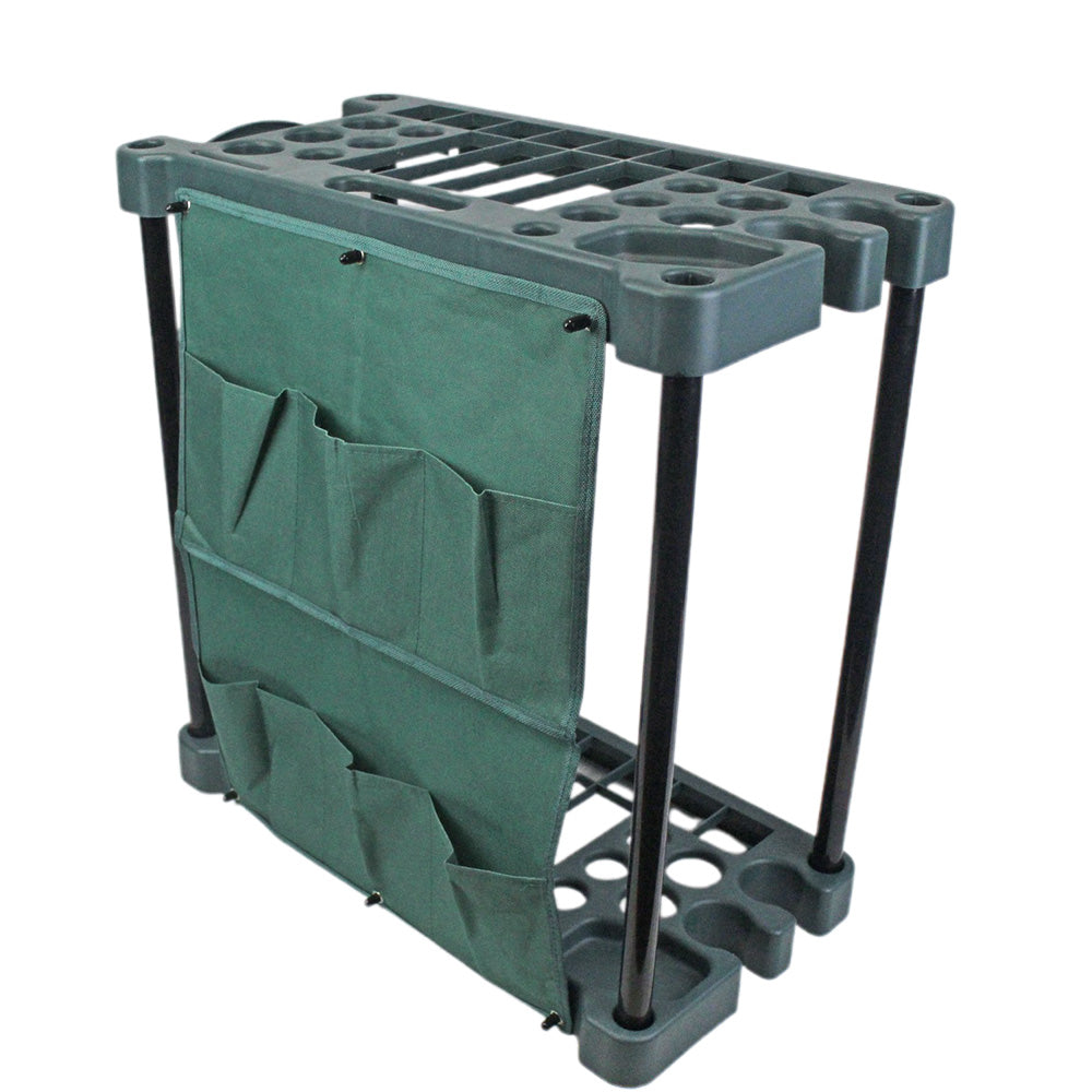 Garden Tool Storage Rack with Multiple Pockets Gardening Tool Organizer Stand