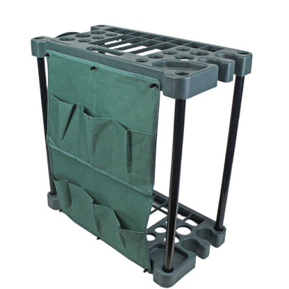 Garden Tool Storage Rack with Multiple Pockets Gardening Tool Organizer Stand