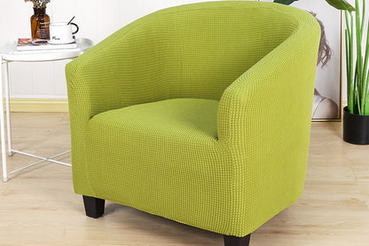 Club Chair Slipcover Stretch Barrel Chair Cover Tub Chair Slipcover -Green