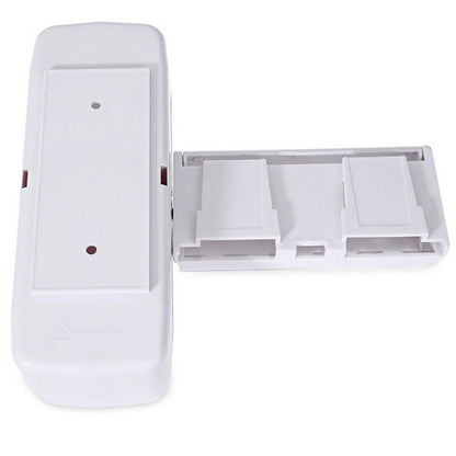 2Pcs Automatic Toothpaste Dispenser and Toothbrush Holder Set Wall Mounted Toothpaste Squeezer Toothbrush Organizer