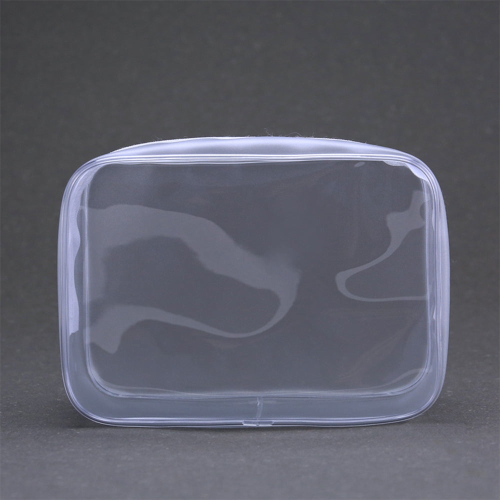 Portable Clear Makeup Bag Zipper Transparent Travel Storage Pouch Cosmetic Toiletry Bag
