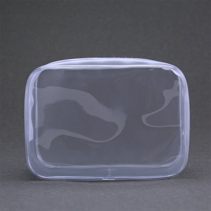 Portable Clear Makeup Bag Zipper Transparent Travel Storage Pouch Cosmetic Toiletry Bag