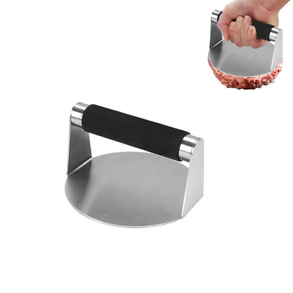 Stainless Steel Burger Press Non-Stick Hamburger Smasher