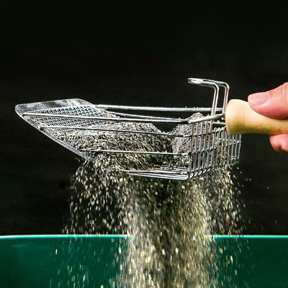 2-in-1 Cat Litter Shovel Large Sifter Scoop for Multi-cat Families