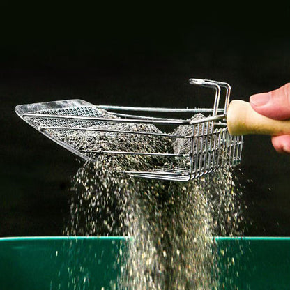 2-in-1 Cat Litter Shovel Large Sifter Scoop for Multi-cat Families