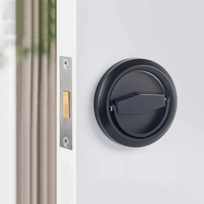 Hidden Door Lock Invisible Latch Double Sided Privacy Lock for Bedroom Bathroom Stainless Steel-Red Bronze