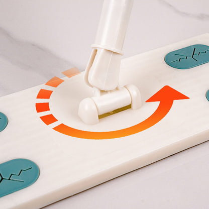 Washable Mop Pad Replacement Head with Reusable Coral fleece Cloths