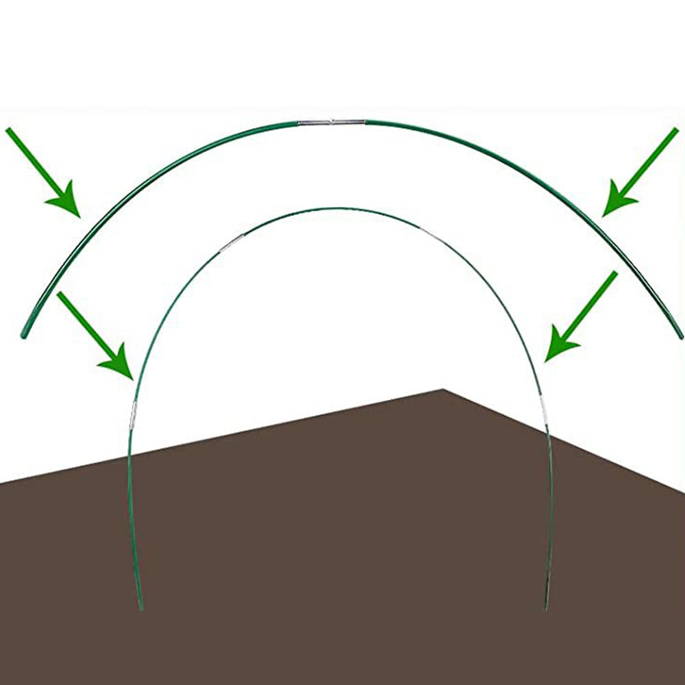 85Pcs Set DIY Greenhouse Hoops for Garden Netting Raised Bed Plant Shade Cloth Stakes