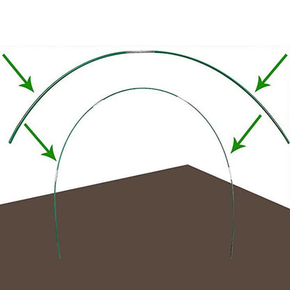 85Pcs Set DIY Greenhouse Hoops for Garden Netting Raised Bed Plant Shade Cloth Stakes