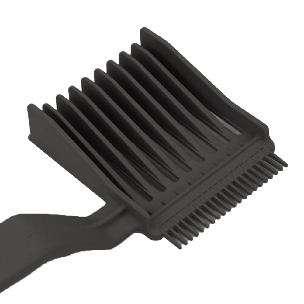 Barber Fade Combs Curved Positioning Comb Gradient Design Hair Styling Tool Black