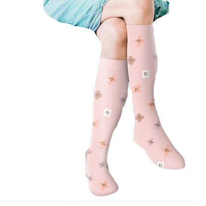 6 Pairs of Women's Compression Socks Compression Support Circulation Socks 15-20Mmg