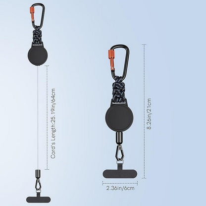 2Pcs Anti-theft Phone Tether Mobile Phone Lanyard for Cycling Hiking Climbing Fishing