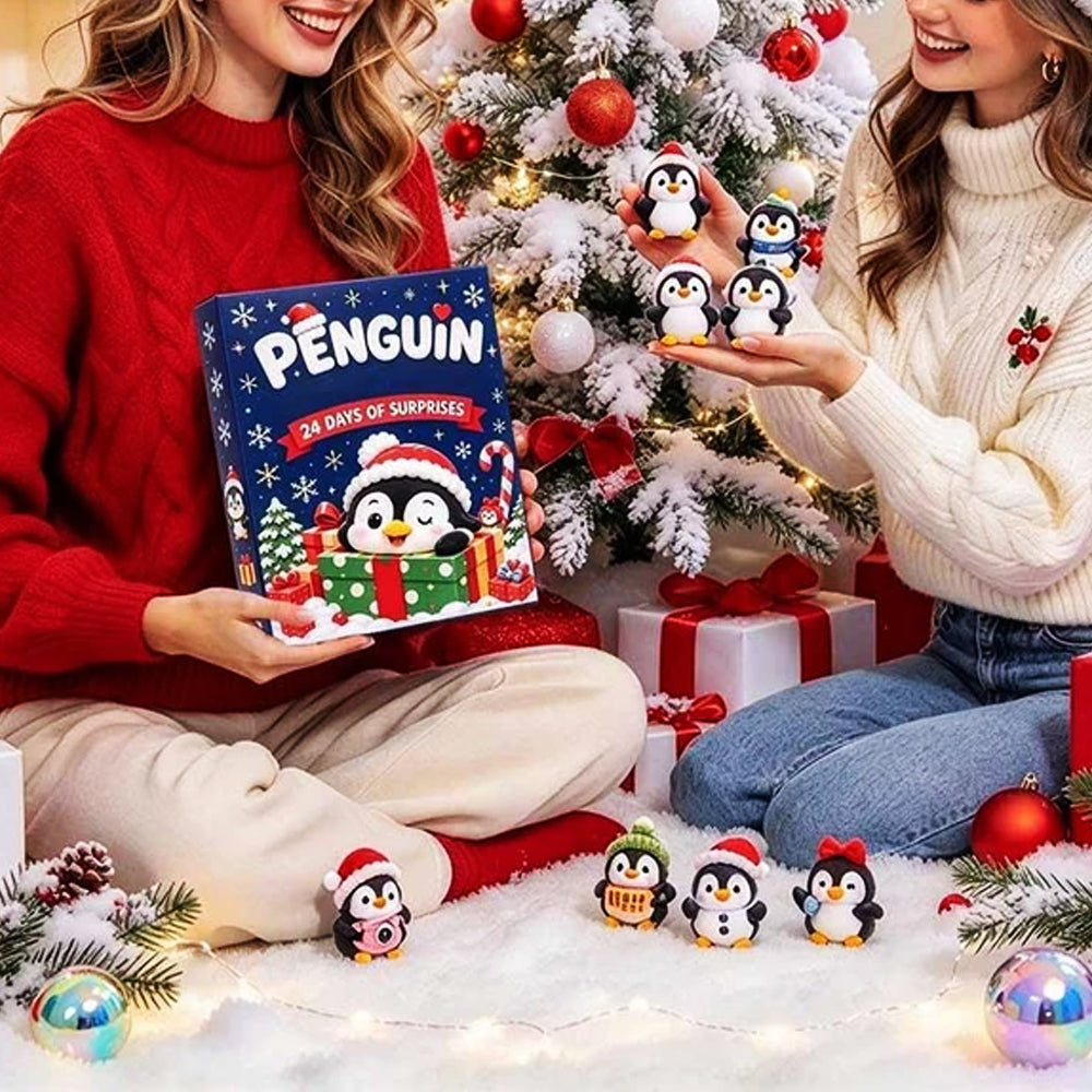 3D Penguin Christmas Advent Calendar For Adults 24 Day Countdown
