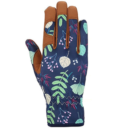 Garden Gloves PU Leather Gardening Weeding Gloves for Digging Planting Pruning