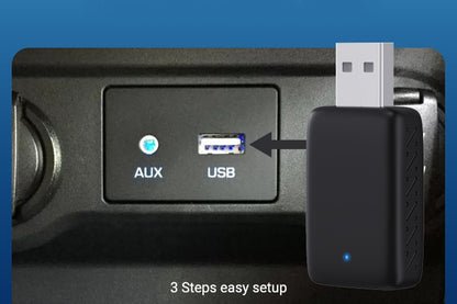 2-in-1 Wireless CarPlay and Android Auto Adapter Plug and Play for iPhone Android