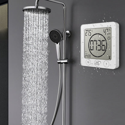 Digital Shower Clock Hygrometer Indoor Thermometer with Timer