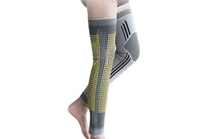 One Pair Of Winter Heating Knee Braces Warm Knee Sleeves Support For Knee Injury