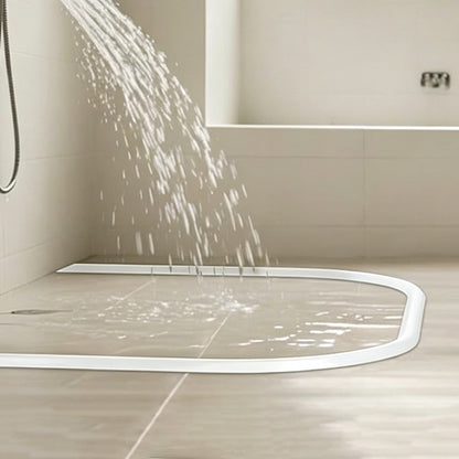 200cm Self Adhesive Shower Water Dam for Bathroom Floor Threshold Seal Strip