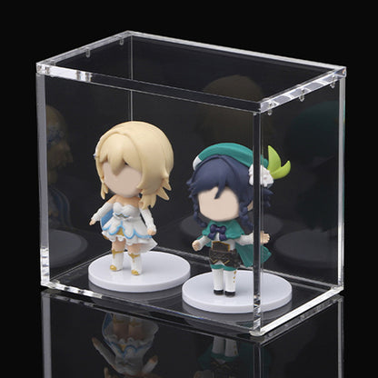 Acrylic Display Box Clear Storage Case for Figures Pokemon ETB Cards Collectibles