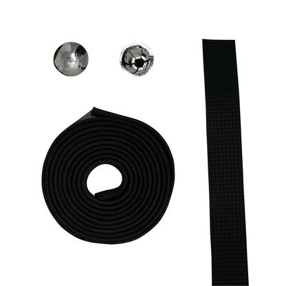 2Pcs Road Bike Handlebar Tape Carbon Fiber Pattern Non Slip Shockproof Bar Tape